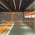 Modern Open Concept Fitness Gym With Training Equipment And Workout Space
