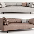 Modern Multiplayer Sofa Rolf Benz Leather Multiplayer Sofa Leather Multiplayer Sofa 3d model
