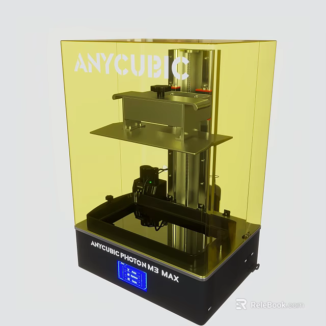 ANYCUBIC Photon M3 MAX 3D Printer Efficient Office Appliance With Transparent Cover And Display Screen 3d model 