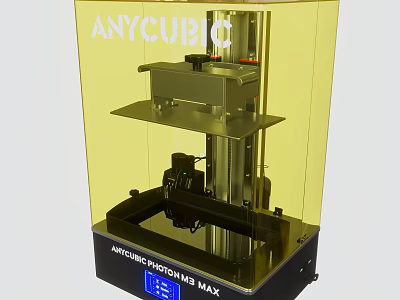 ANYCUBIC Photon M3 MAX 3D Printer Efficient Office Appliance With Transparent Cover And Display Screen 3d model