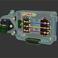 Modern circuit breaker circuit breaker circuit breaker protection circuit breaker 3d model