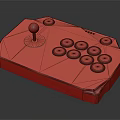 Modern arcade operation board operation board 3d model