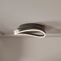 Stylish Modern Lighting Combinations With Sleek Circular Curved And Linear Ceiling Light Designs 3d model