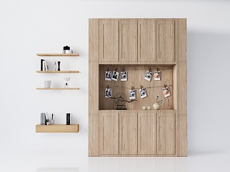 Modern Decorative Cabinet Storage Cabinet Rack 3d model