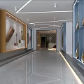 Music Instrument Showroom With Grand Piano Violins Guitars And Modern Display Cases
