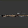 Crossbow Mechanical Crossbow Shift Bow and Arrow Shoot Far Equipment Weapons High-tech Crossbow 3d model