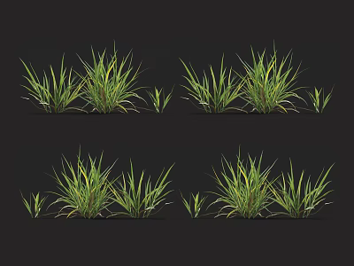 modern grass 3d model modern grass 3d model