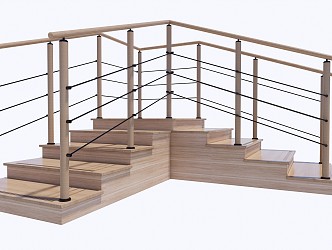 Modern Stairs 3d model