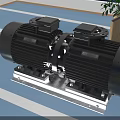 Industrial Electric Motor Driven Pump With Metal Base And Heavy Duty Construction