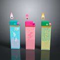 Lighter Disposable Lighter Mechanical Lighter Kerosene Lighter Windproof Lighter 3d model