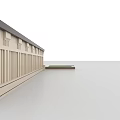 Modern Building Exterior Wall Design With Clean Lines And Horizontal Stripes