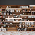 Modern Bookcase Bookshelf 3d model