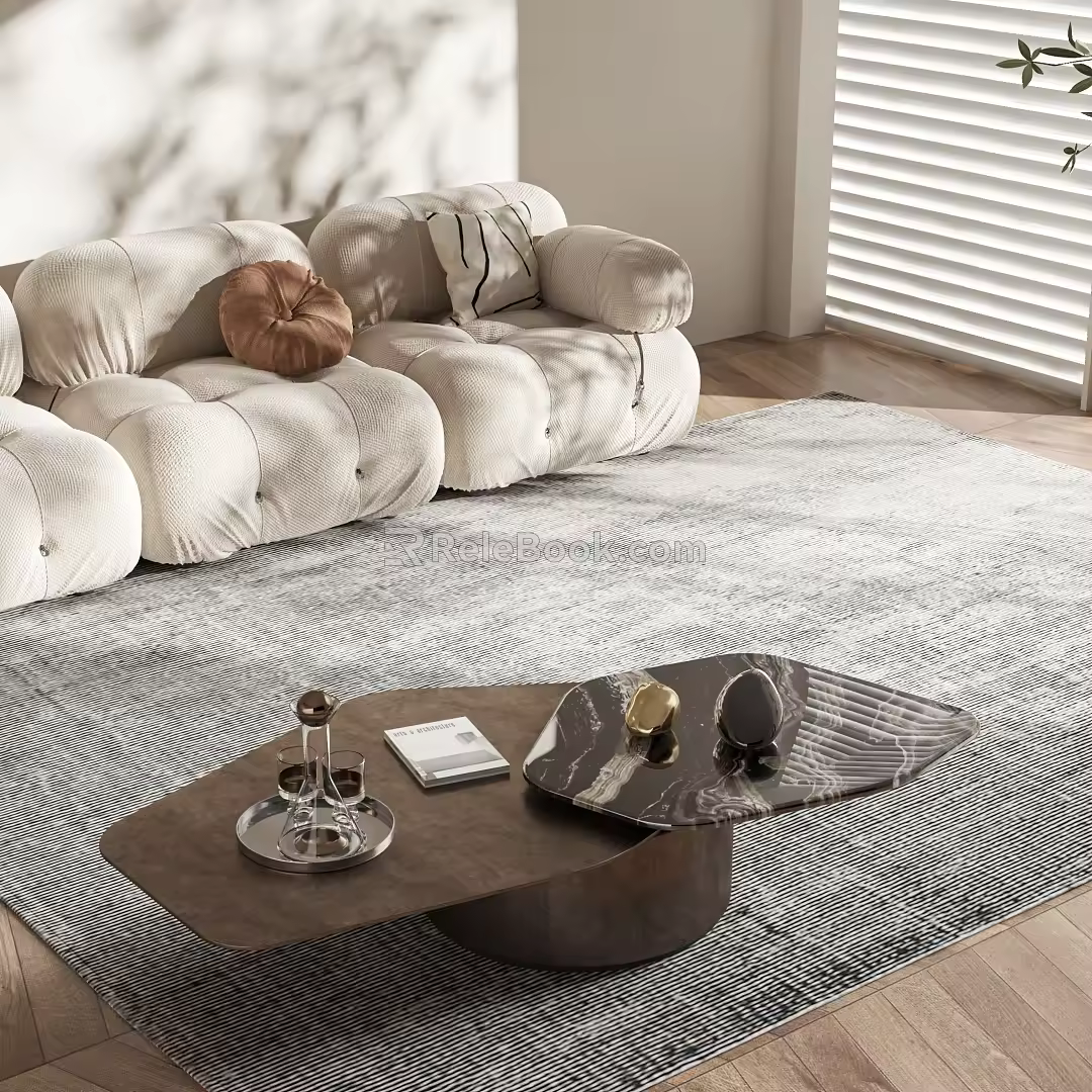Modern style coffee table 3d model