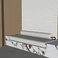 Bay Window Cushion Soft Bag Bay Window Sofa Tatami Lazy Sofa 3d model