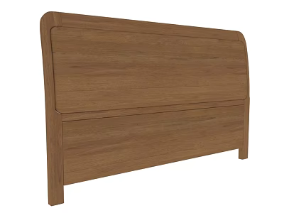 New Chinese Style Solid Wood Bedside 3d model