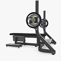 Sports Equipment Barbell Bench Press With Sturdy Steel Frame And Adjustable Seat