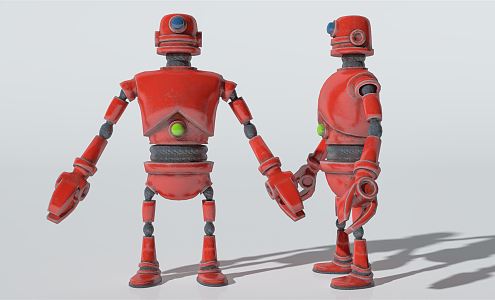 Industrial LOFT robot 3d model