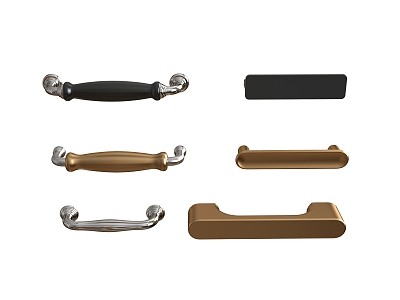 Modern Handle Door Handle 3d model