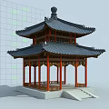 Ancient Pavilion of Chinese-style Ancient Architecture 3d model