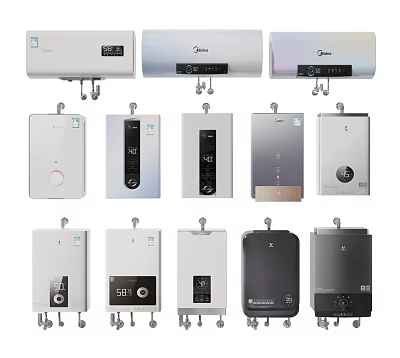 Variety of Daily Use Home Appliances 3d model