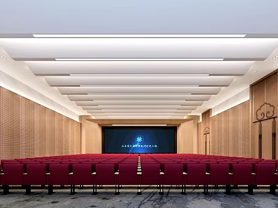 Modern Conference Hall Report Hall 3d model Modern Conference Hall Report Hall 3d model