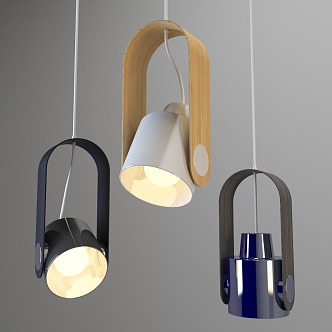 Modern chandelier 3d model