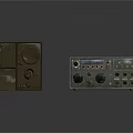 Vintage Electronic Appliances Retro Radios With Classic Dials And Colorful Buttons