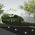 Gallery Frame Building Component Waterscape Gallery Frame Linear Landscape Gallery Frame 3d model