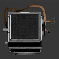 Vintage Rolleiflex Twin Lens Reflex Digital Camera With Retro Metal Body Design