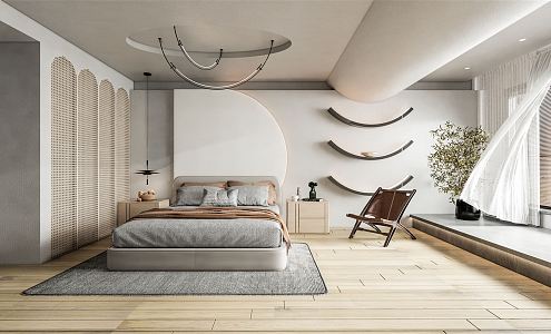 Silent Bedroom Home Bedroom 3d model