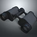 Vintage Metal Binoculars For Viewing Breathtaking Scenic Natural Landscapes