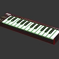 M Audio Portable Electronic Keyboard With Black And White Keys For Music Creation