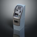 Self Service Kiosk With Digital Display Keypad And Card Slot