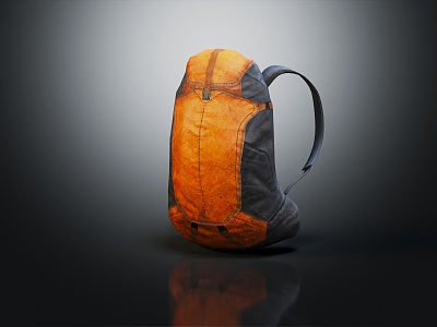 Modern Backpack Camping Backpack 3d model