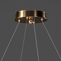 Modern Hanging Crystal Chandelier With Decorative Metal Frame And Illuminated Pendants