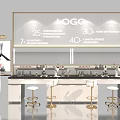 Activity Display Wall with Logo 25 International Researchers 30 Global Collaborations 40 Research Studies and Lab Bench