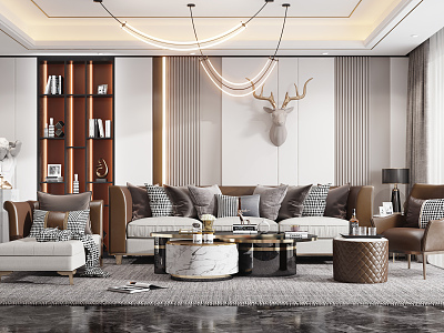 Light Luxury Living Room model