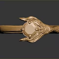 Ornate Gold Dragon Designed Ring With Embellished Gemstone And Intricate Craftsmanship