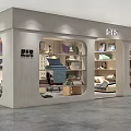 Modern Mengbaihe Bedding Store with Well Arranged Furniture and Colorful Items
