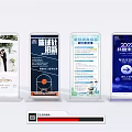 Display Shelves Showcasing Wedding Photos Sports Posters Info Charts And Promotional Ads