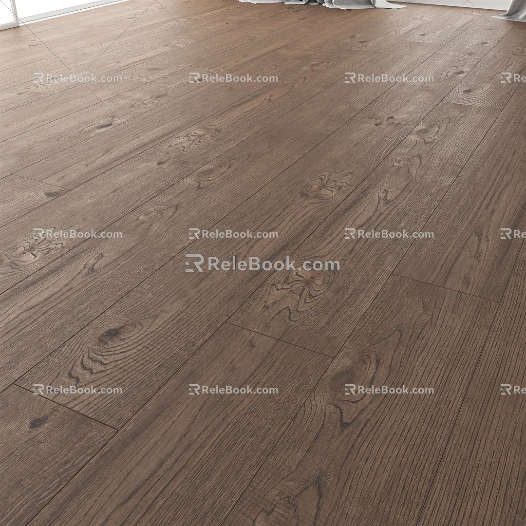 Modern Flooring Wood Flooring 3d model