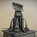 Industrial Equipment With Mechanical Pipes Top Vent Structure And Square Base