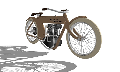 Modern Motorcycle 3d model