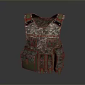 Camouflage Tactical Vest With Multiple Pockets And Utility Design For Daily Use