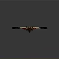 Crossbow Mechanical Crossbow Shift Bow and Arrow Shoot Far Equipment Weapons High-tech Crossbow 3d model