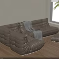 Poliform modern sofa combination multi-person sofa corner sofa leather sofa pillow 3d model
