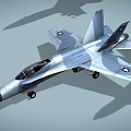 US Air Force Silver Gray Fighter Jet With Modern Sleek Aerial Combat Design