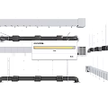 Modern pipeline drainage pipeline 3d model