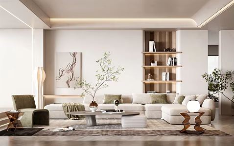The Silent Living Room 3d model