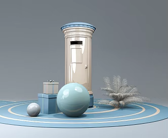 E-commerce Scenario 3d model